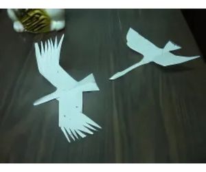 発泡スチロールペーパーの遊び方２