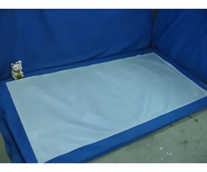 発泡スチロールの薄切り