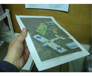 普通の家庭用コピー機を使って印刷3