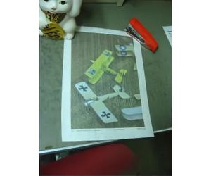 普通の家庭用コピー機を使って印刷4