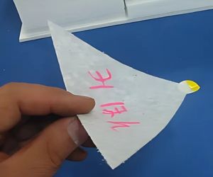 3番 12センチx12センチ直角2等辺三角形 カット品2