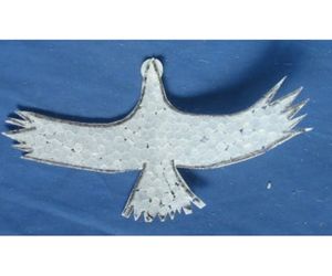 白黒ガリ版印刷もののシリーズ版 トンビ カラス