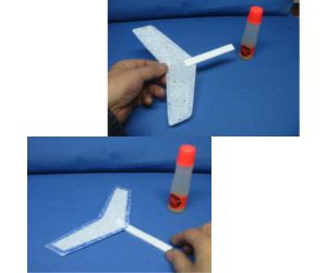 飛び続ける不思議なヒコーキ 作り方2