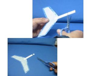 飛び続ける不思議なヒコーキ作り方3