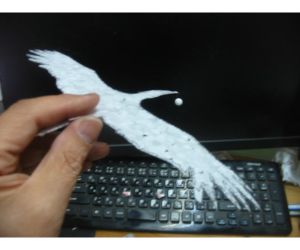 赤ちゃんのダミーを運ぶコウノトリの作り方9