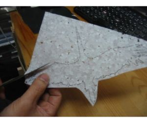 赤ちゃんのダミーを運ぶコウノトリの作り方3