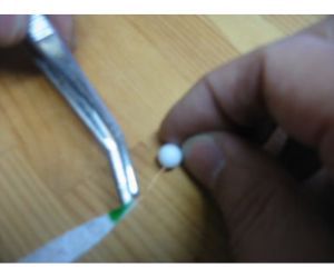 赤ちゃんのダミーを運ぶコウノトリの作り方5