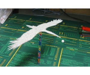 赤ちゃんのダミーを運ぶコウノトリの作り方6