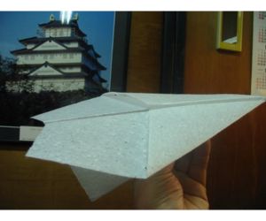 発泡スチロールペーパーで折り紙