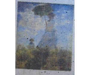 発泡スチロールペーパーに絵を印刷