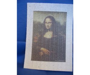 発泡スチロールペーパーに絵画を印刷2