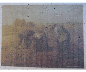 発泡スチロールペーパーに絵画を印刷5