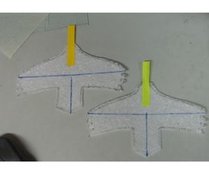 ハト型ふわふわヒコーキ製作例7