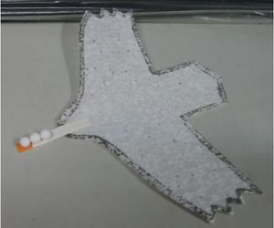 ハト型ふわふわヒコーキ製作例9