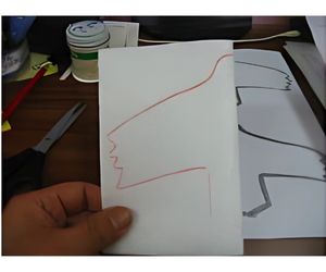 ハト型ふわふわヒコーキ製作例10