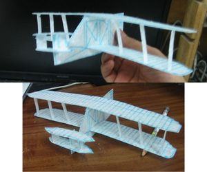ライトフライヤー1号の紙飛行機2