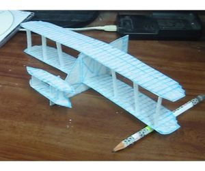 ライトフライヤー1号の紙飛行機