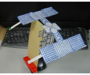 宇宙探査船はやぶさ2号の紙飛行機3