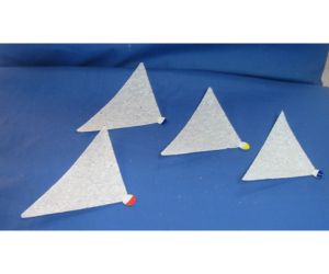 簡単に出来る『飛び続ける直角二等辺三角形』3