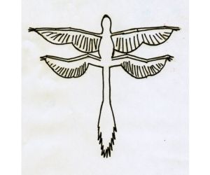 恐竜の紙飛行機4