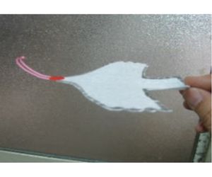 ハト型ふわふわヒコーキ製作例14