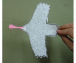 ふわふわ鳥 発泡スチロールペーパー 紙飛行機15