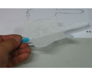 発泡スチロールペーパーのモモンガ2