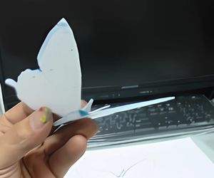 発泡スチロールペーパーのアゲハ蝶3