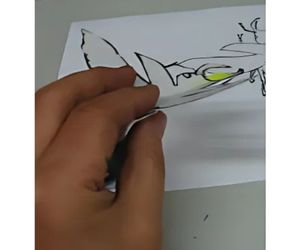 発泡スチロールペーパーのオオクワガタ2