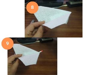 ステルス飛行機型紙飛行機7