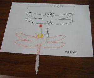 トンボ型紙飛行機8