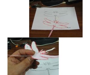 トンボ型紙飛行機82