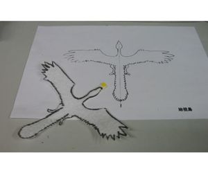 始祖鳥型紙飛行機