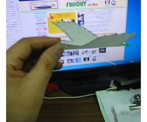 ハト型ふわふわヒコーキ製作例5