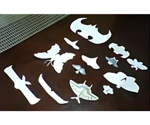 発泡スチロールペーパーで作った昆虫