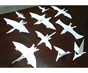 発泡スチロールペーパーで作った昆虫2