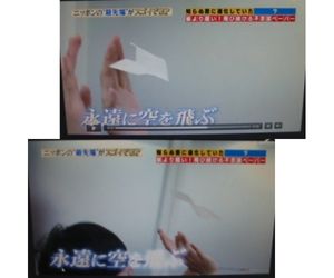 永遠に空を飛ぶ発泡スチロールペーパー3